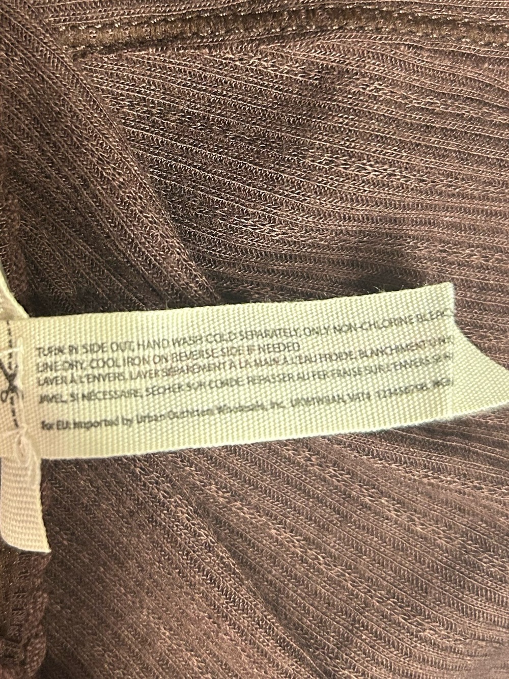 *NWT* Intimately Free People Only You Tank in French Roast, Size Large - Picture 9 of 9